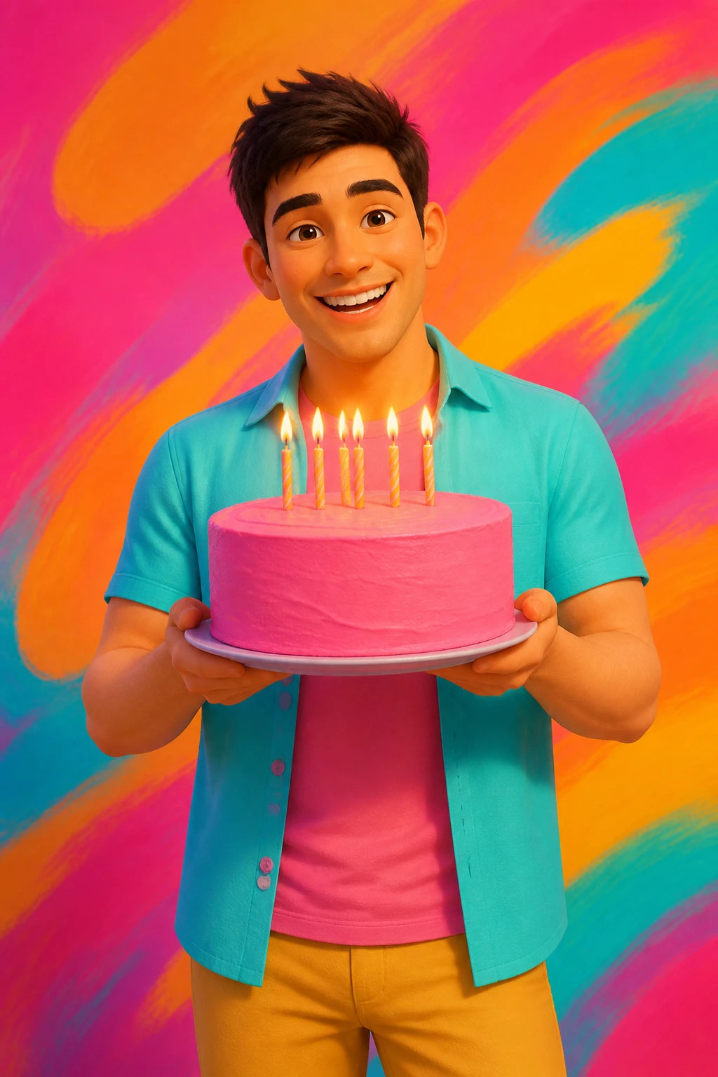 Birthday card artwork