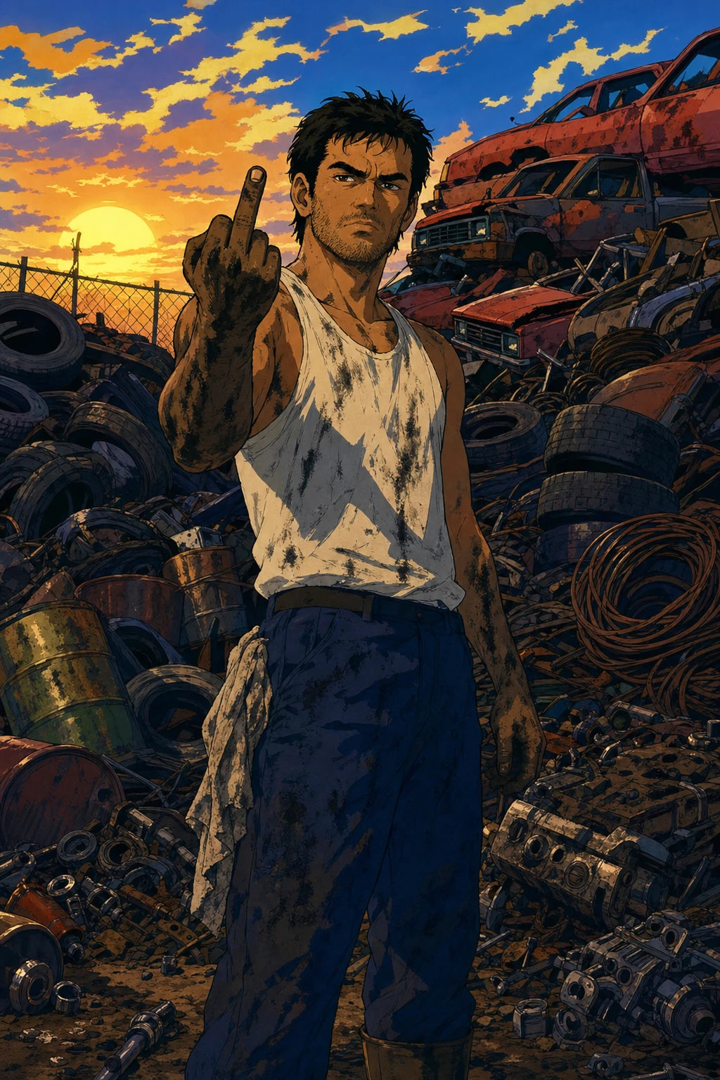 Angry card artwork