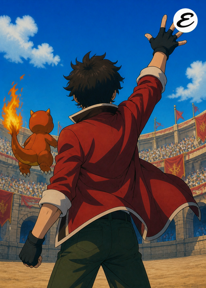Trainer trading card, back